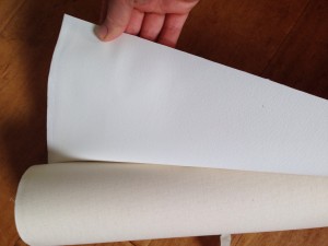 Roll of canvas - gesso primed on one side