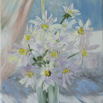 "Daisies in the window" 9*12