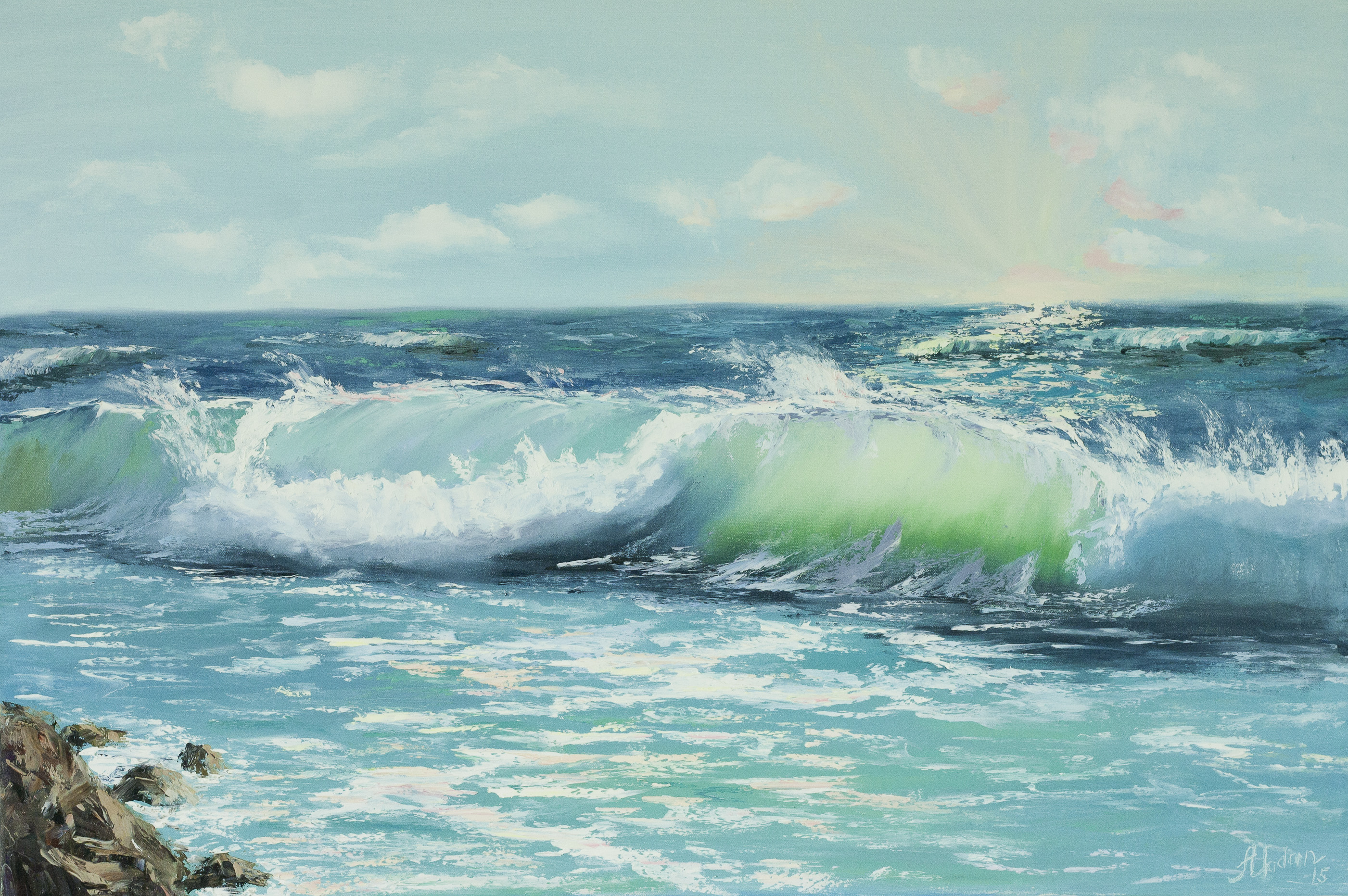 Sea vitality. I Learn Painting
